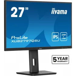 IIYAMA Monitor 27 cali XUB2797QSN-B2 IPS,QHD,USB-C Dock,HDMI /5y/