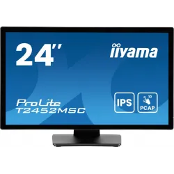IIYAMA Monitor 24 cale T2452MSC-B1AG 10 PKT. POJ,IPS,HDMI,DP,2x1W,7H,2xUSB,