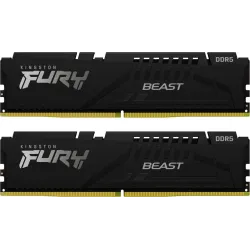 Kingston Pamięć DDR5 Fury Beast Black 64GB(2*32GB)/6000 CL36 EXPO