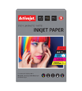 Activejet AP4-125M100 Papier fotograficzny matowy (A4 100 szt.)