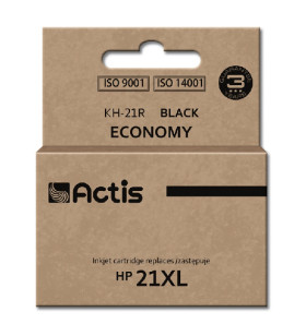 Tusz ACTIS KH-21R (zamiennik HP 21XL C9351A Standard 20 ml czarny)