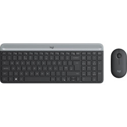 Zestaw bezprzewodowy klawiatura + mysz Logitech MK470 Slim Combo czarny