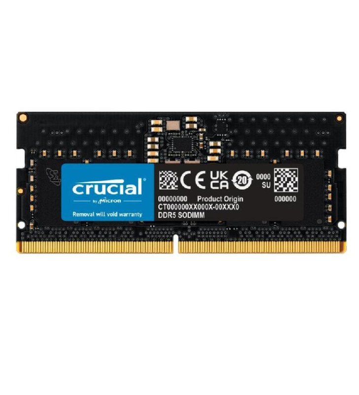 Crucial 8GB 1x8GB 4800MHz DDR5 CL40 SO-DIMM