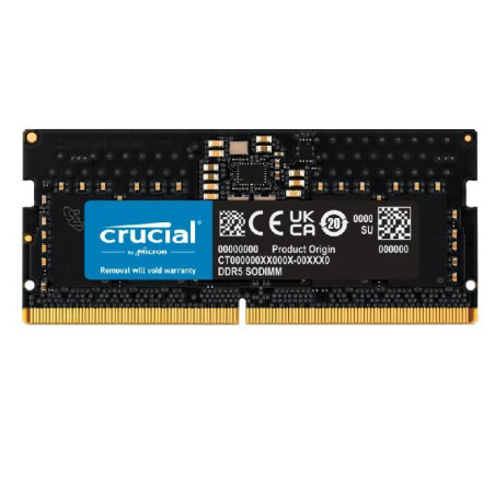 Crucial 8GB 1x8GB 4800MHz DDR5 CL40 SO-DIMM