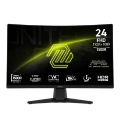 MSI Monitor MAG 242C 23.6 cala/LED/FHD/Curved/180Hz/czarny