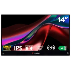 Verbatim Przenośny monitor dotykowy Light zasilany bezprzewodowo Full HD