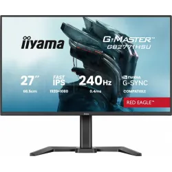 IIYAMA Monitor 27 cali GB2771HSU-B1 0.4ms,Fast IPS, HAS (150) PIVOT, 1xUSB