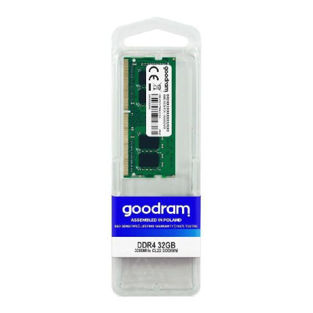 Pamięć DDR4 GOODRAM 32GB (1x32GB) 3200MHz CL22 1.2V SODIMM