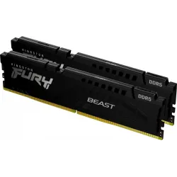 Kingston Pamięć DDR5 Fury Beast 64GB(2*32GB)/5200 CL40 czarna