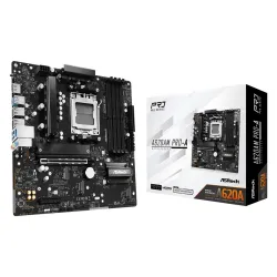 ASRock Płyta główna A620AM PRO-A AM5 4DDR5 HDMI M.2 mATX